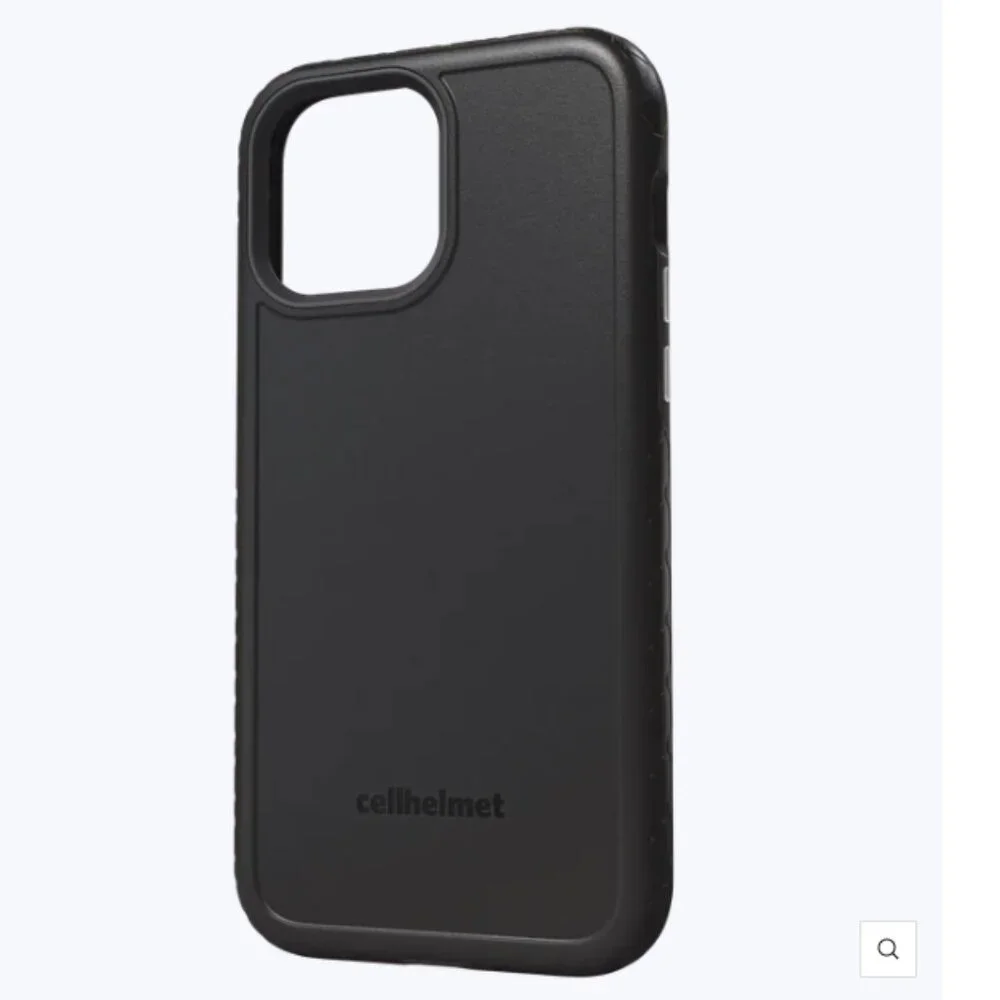 Fortitude Series Cellhelmet dual layer case for iphone 12 13 pro max ONYX BLACK
